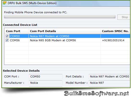 Screenshot of Bulk SMS Multi Mobile 8.2.1.0