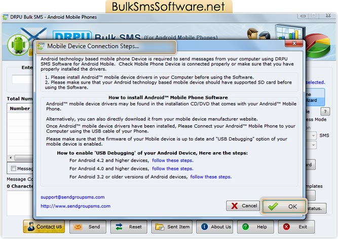 Android Bulk SMS