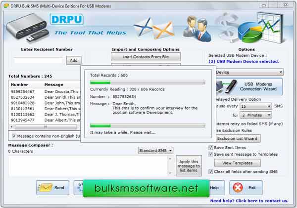 Bulk SMS Multi Modem software