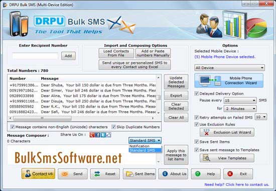 Windows 7 Group Text Messaging Program 10.0.1.2 full